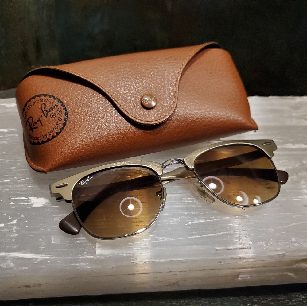 Ray-Ban Clubmaster Aluminum RB3507 Sunglasses